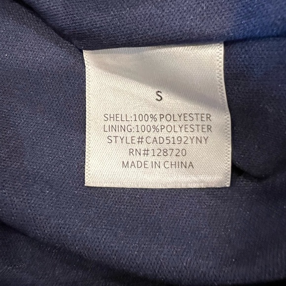 Francesca Women Sequin Dress S Blue Navy Beaded Short Sleeve Party Cocktail - Picture 12 of 12